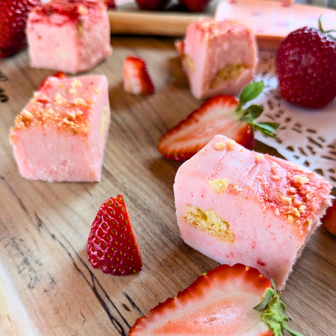 Pingle's Strawberry Shortcake Fudge