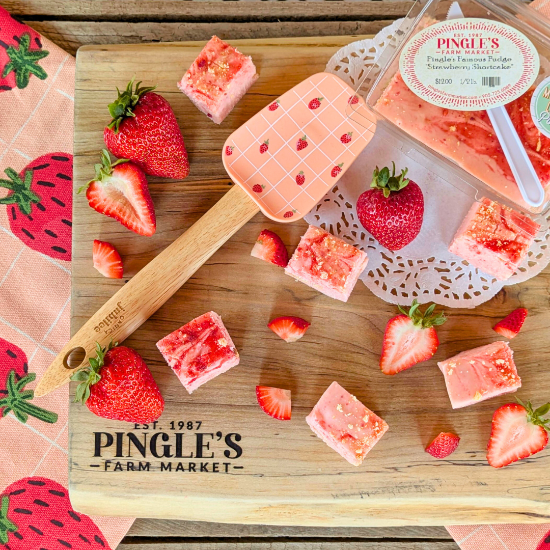 Pingle's Strawberry Shortcake Fudge