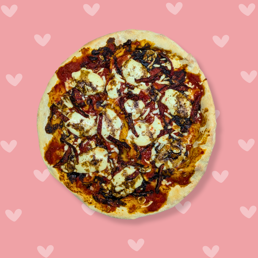 Be My Valentine Vegetarian Pizza